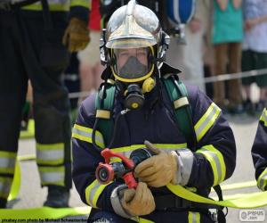 пазл Пожарный обучение
